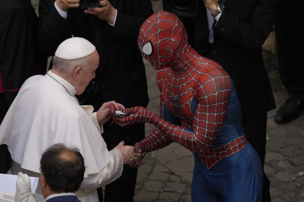 spiderman pope