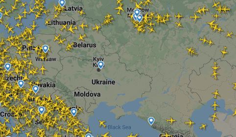 ukraine airspace