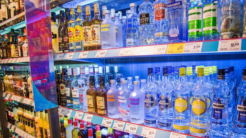 vodka supermarkt