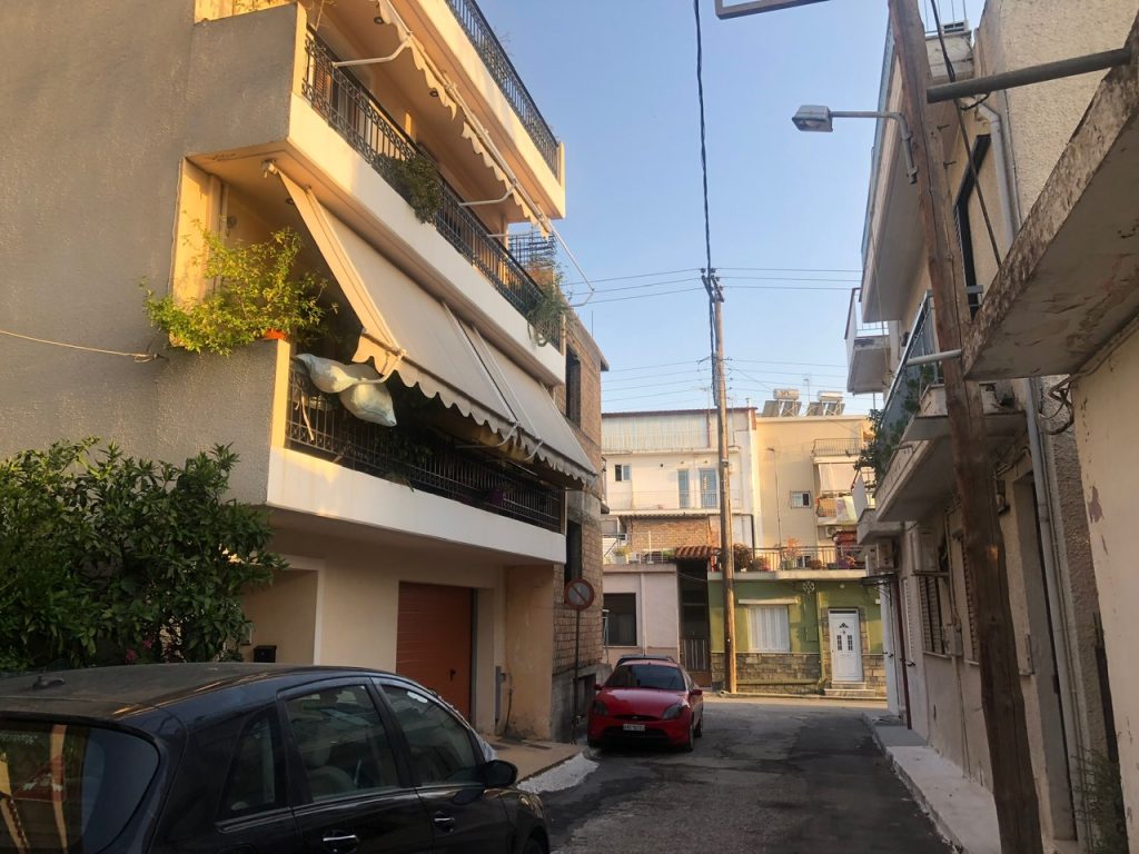 Η συνοικία Ψάχου όπου βρίσκεται το σπίτι της 53χρονης