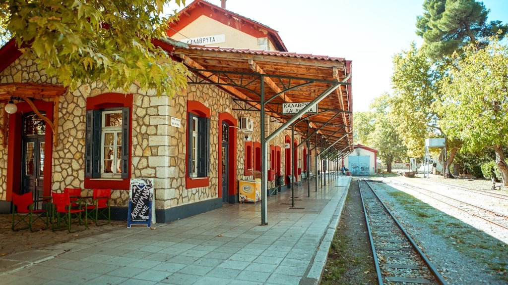 the scenic train station is one of the most interesting attractions of kalavryta 1
