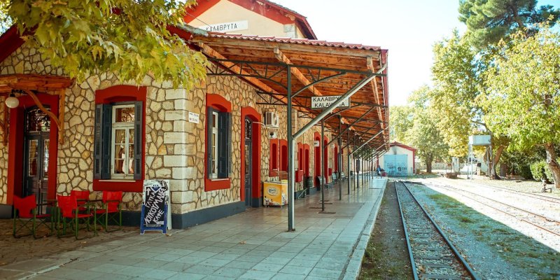 the scenic train station is one of the most interesting attractions of kalavryta 1