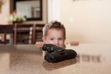 kid with a gun