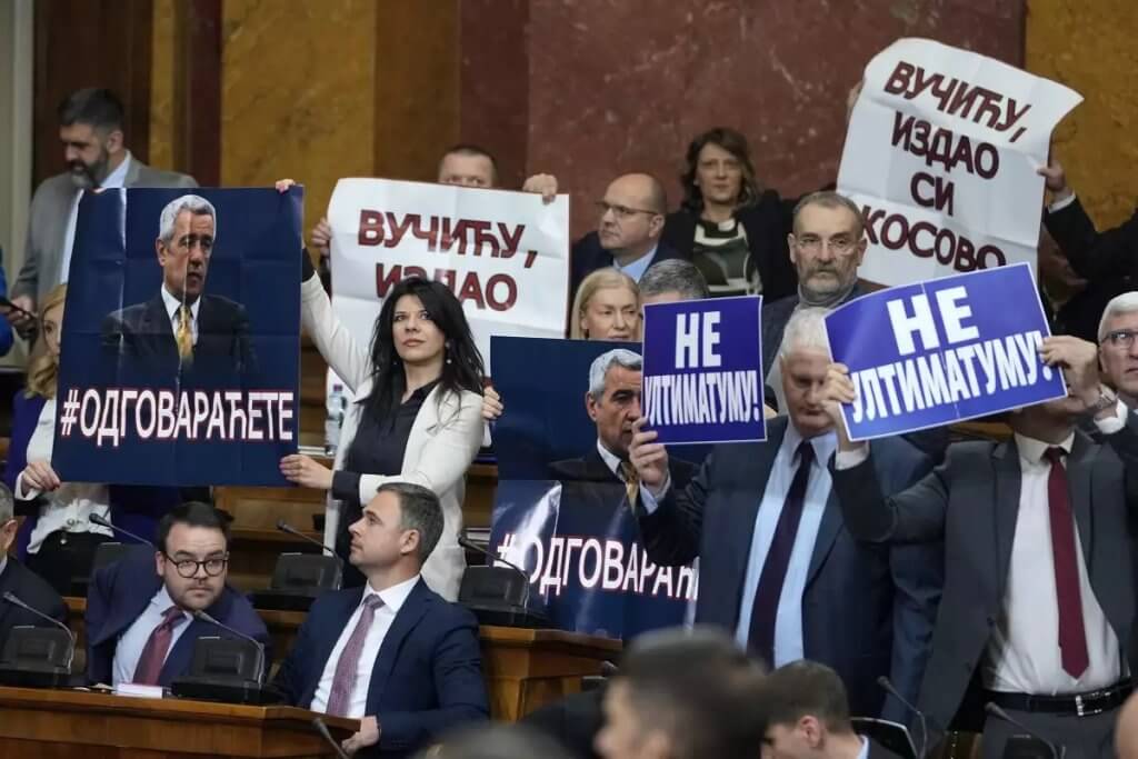 servia vouli kosovo