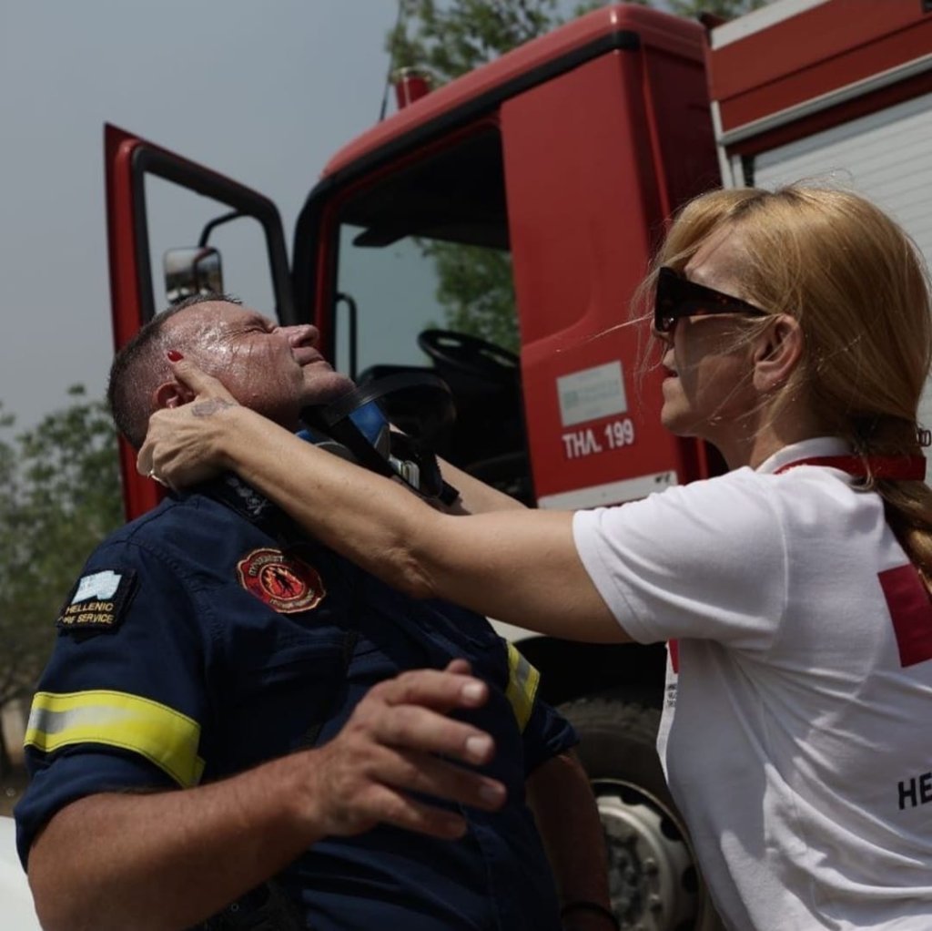 first aid to firefighters