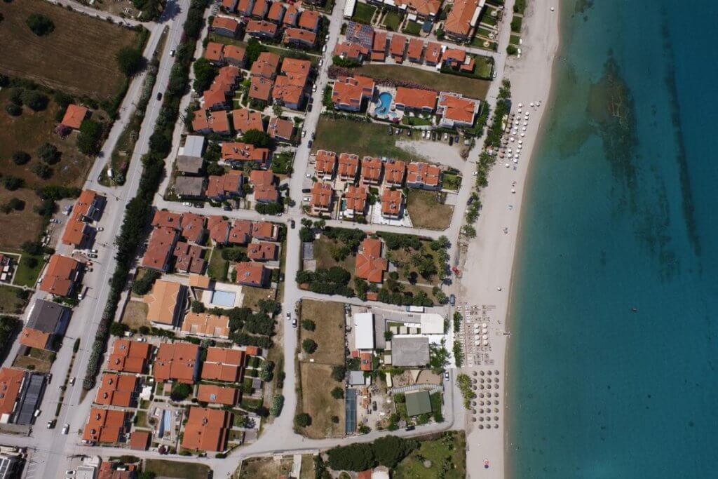 1) drone παραλιες