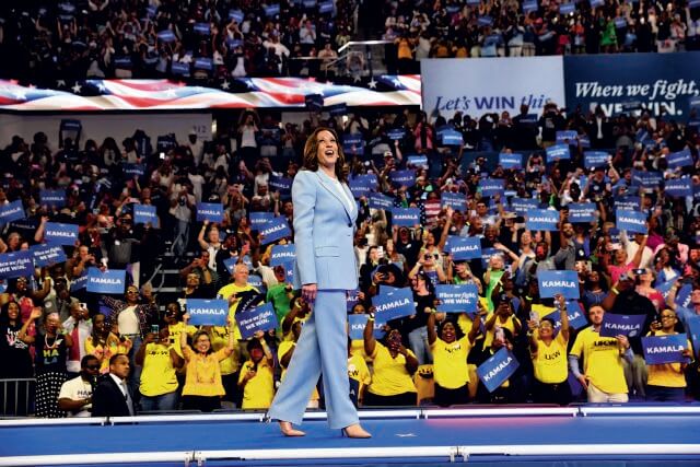 Democratic presidential candidate and U.S. Vice President Kamala Harris campaigns in Atlanta