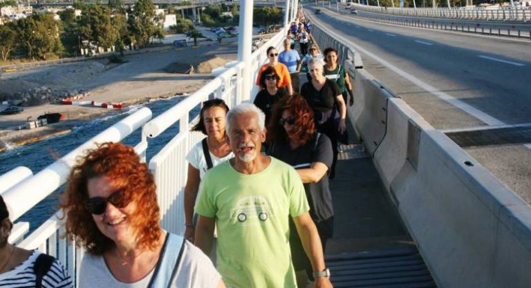 Σύλλογος Προστασίας Υγείας και Περιβάλλοντος περιοχής Κ.Υ. Χαλανδρίτσας: Περπάτημα στη Γέφυρα Ρίου - Αντιρρίου