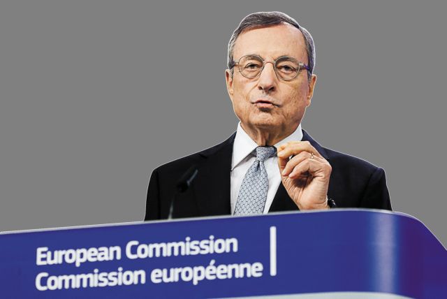 Former European Central Bank chief Draghi presents report on EU competitiveness, in Brussels