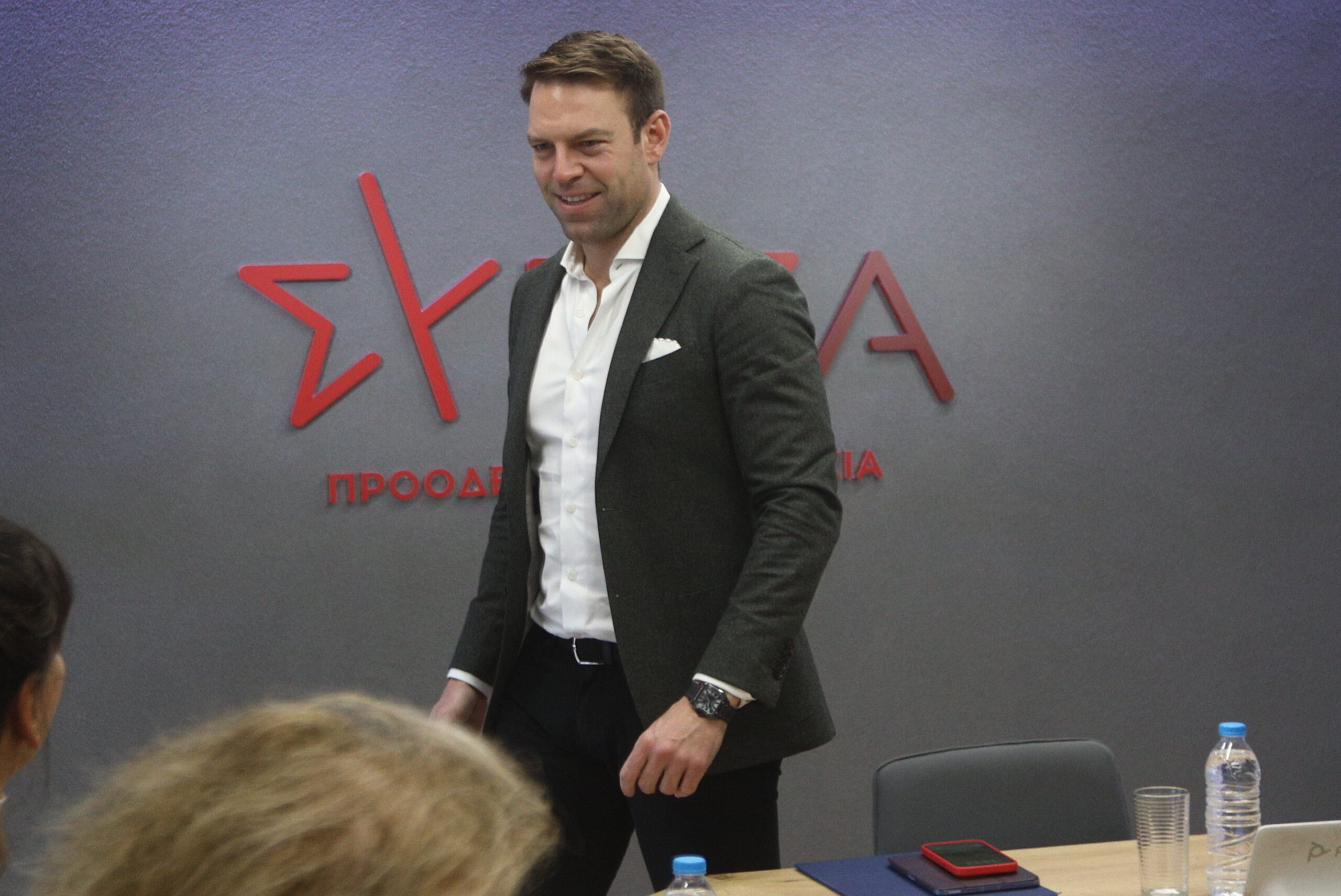 [365396] ΣΥΝΑΝΤΗΣΗ ΤΟΥ ΠΡΟΕΔΡΟΥ ΤΟΥ ΣΥΡΙΖΑ-ΠΣ ΣΤΕΦΑΝΟΥ ΚΑΣΣΕΛΑΚΗ ΜΕ ΤΗΝ ΕΚΤΕΛΕΣΤΙΚΗ ΓΡΑΜΜΑΤΕΙΑ ΤΗΣ ΟΕΝΓΕ
(ΓΙΑΝΝΗΣ ΠΑΝΑΓΟΠΟΥΛΟΣ/EUROKINISSI)