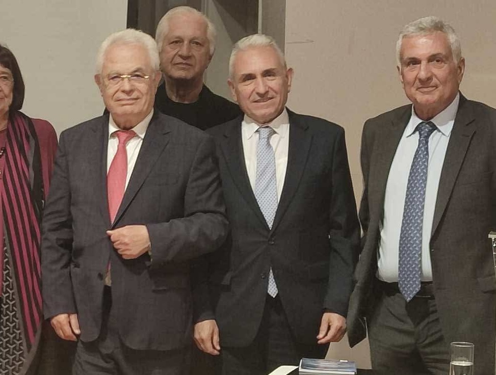 Πρόεδρος ΔΣ Συνδέσμου Α. Κωστόπουλος, Γραμμ. Θ. Βασιλείου, Μέλος Γ. Λαζουράς (1)
