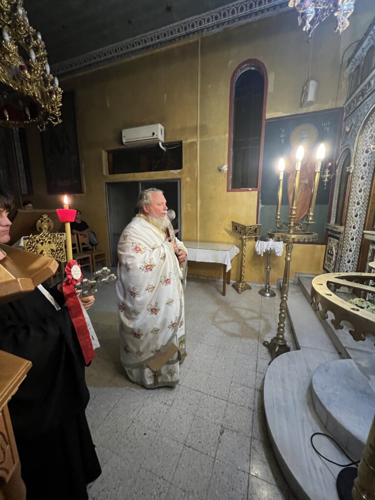 ΑΧΑΪΑ: Ιερά Αγρυπνία επί τη Αποδόσει της Εορτής του Πάσχα  εις τον Ιερό Ναό Αγίων Πάντων Ροδινής