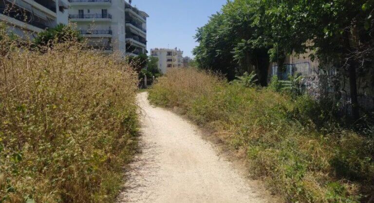 ΠΑΤΡΑ: Ακαθάριστα χόρτα δίπλα από διαμερίσματα πολυκατοικιών