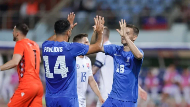 Εντυπωσιακή η Εθνική, 4-1 τη Σλοβακία
