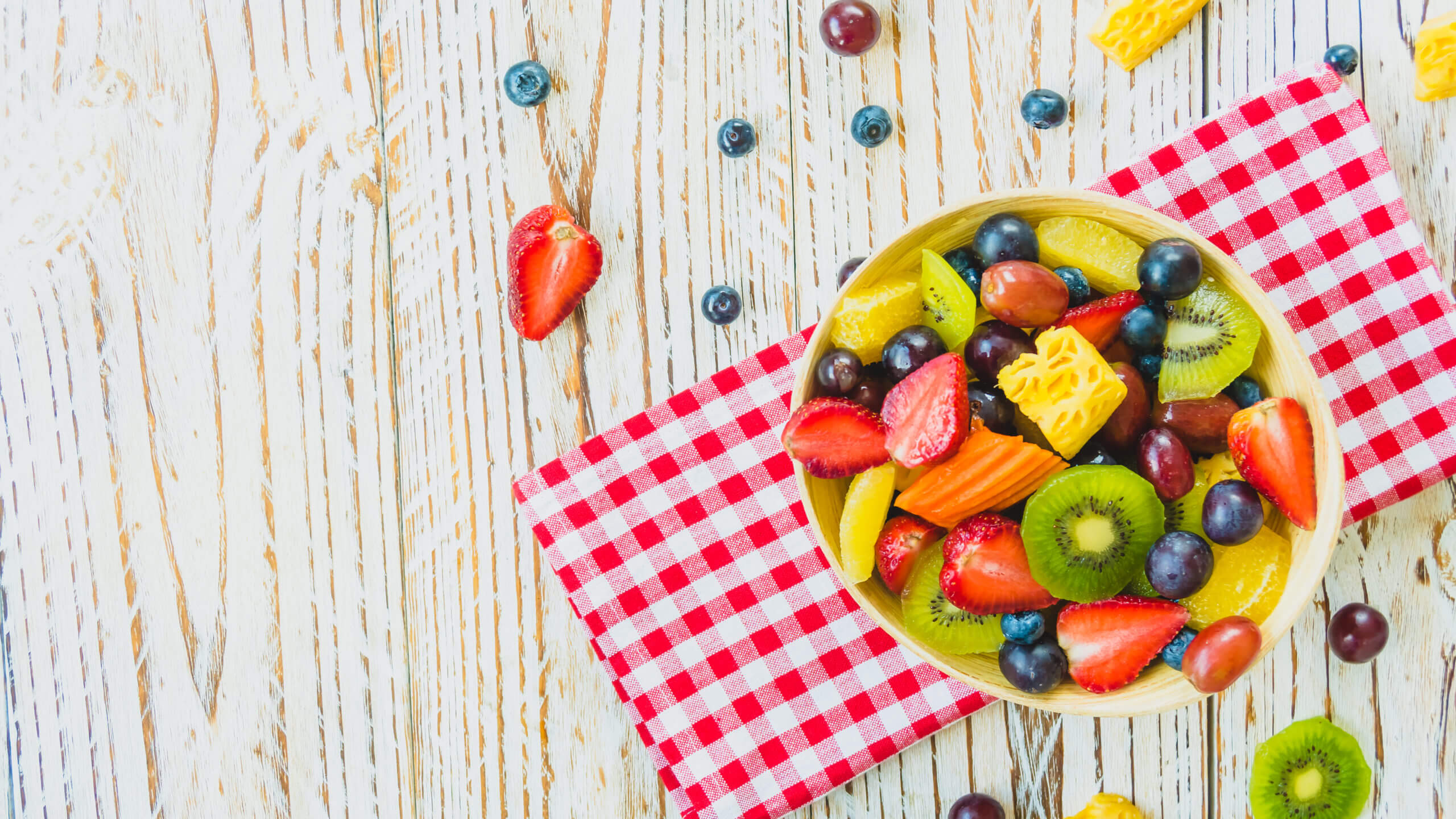 Mixed and assorted fruits