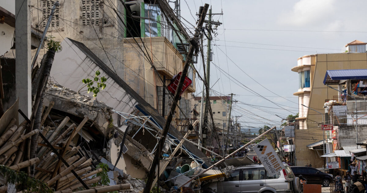 Aftermath of magnitude 6.9 quake in central Philippines