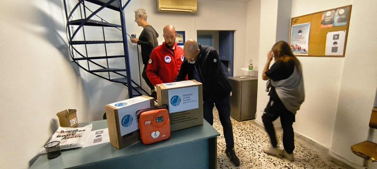 Ο αναπληρωτής Περιφερειάρχης Χαράλαμπος Μπονάνος στην Ελληνική ομάδα διάσωσης