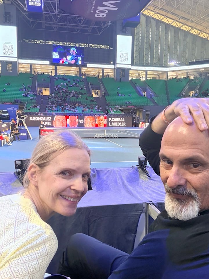 Ο Χαράλαμπος Μπονάνος απόλαυσε Τζόκοβιτς …εν δράσει