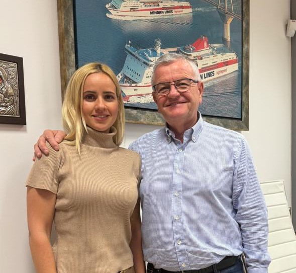 Η Μαργαρίτα Καπνίση με τον Αντώνη Κουνάβη