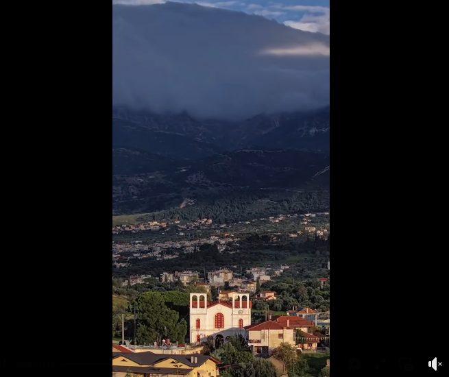 Δείτε εκπληκτικό βίντεο: Τα σύννεφα που χορεύουν πάνω από το Παναχαϊκό