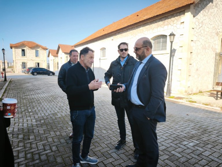 Επίσκεψη και ξενάγηση Υφυπουργού Πολιτισμού Ιασονα Φωτήλα στα "Παλαια Σφαγεια"