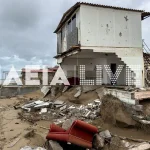 Ηλεία – Σπιάντζα: Η διάβρωση προχωρά και “γκρεμίζει” σπίτια