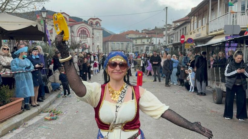 Δείτε φωτό: Το Μαζιώτικο καρναβάλι στην Κλειτορία Αχαϊας