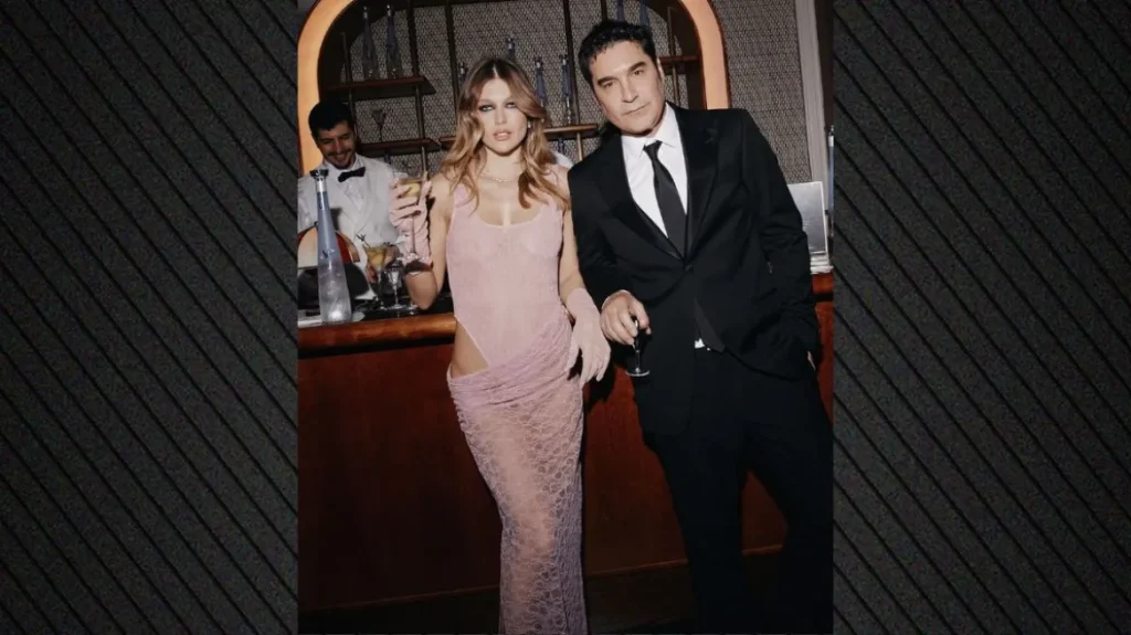 Η Κλέλια Ανδριολάτου και ο Χριστόφορος Παπακαλιάτης στο after party των BAFTA